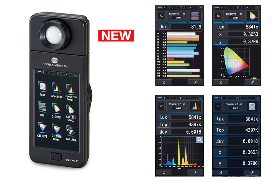 Konica Minolta Launches a New Compact, Easy to Use CRI Illuminance